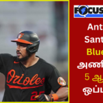 Anthony Santander Blue Jays அணியுடன் 5 ஆண்டு ஒப்பந்தம்